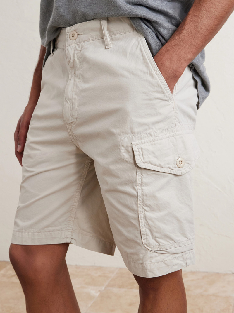 Battle Straight-Leg Cotton Shorts 5