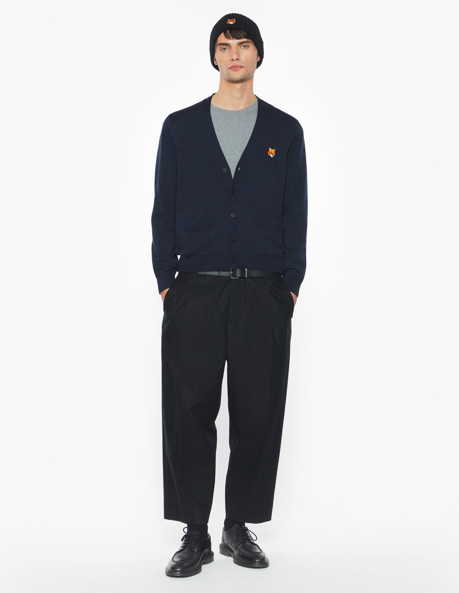 FOX HEAD MERINO REGULAR CARDIGAN - 2