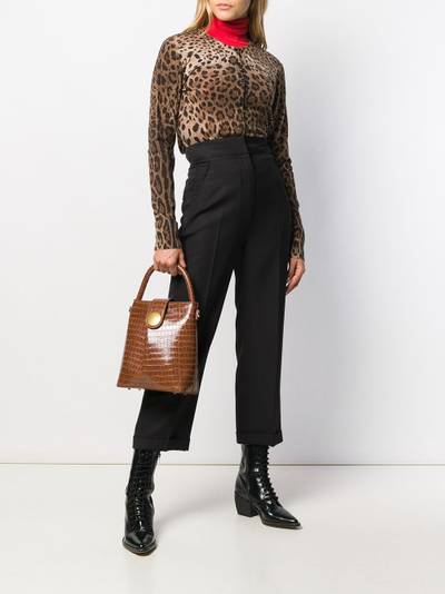 Dolce & Gabbana leopard print cardigan outlook