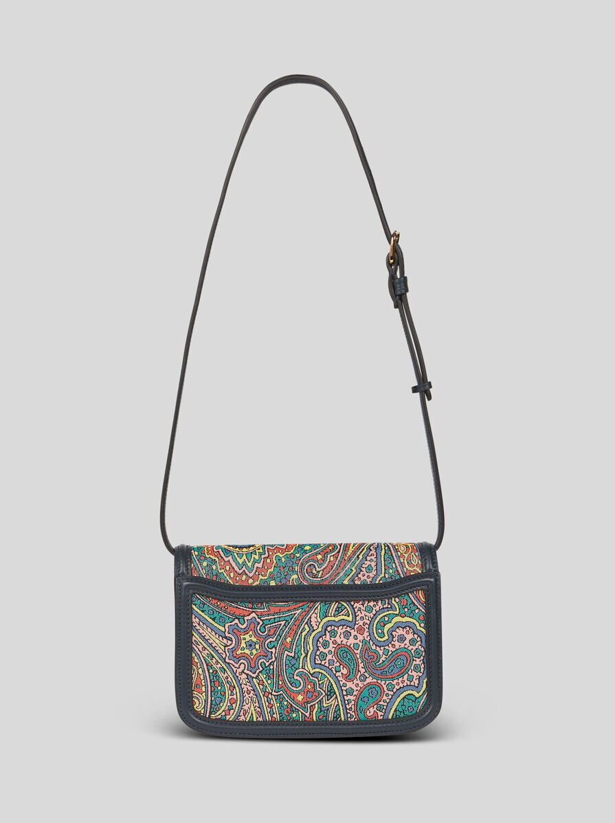 SMALL BAG WITH MULTICOLOURED PAISLEY MOTIF - 3