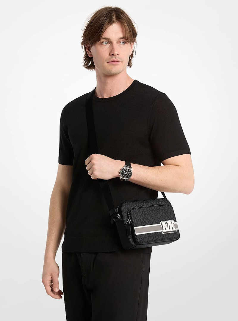 Cooper Embellished Signature Logo Flight Bag 4