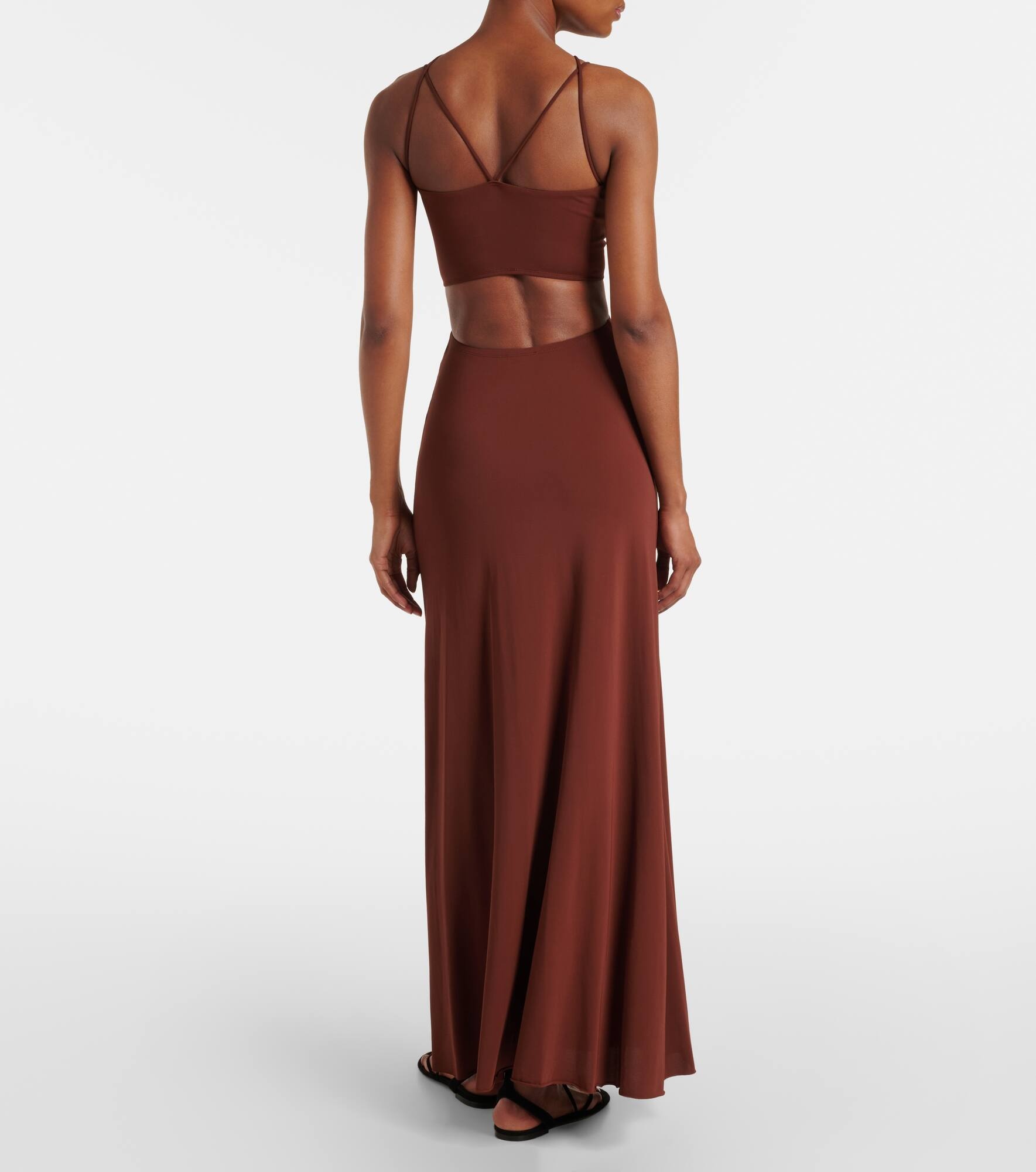 Saba cutout jersey maxi dress - 3