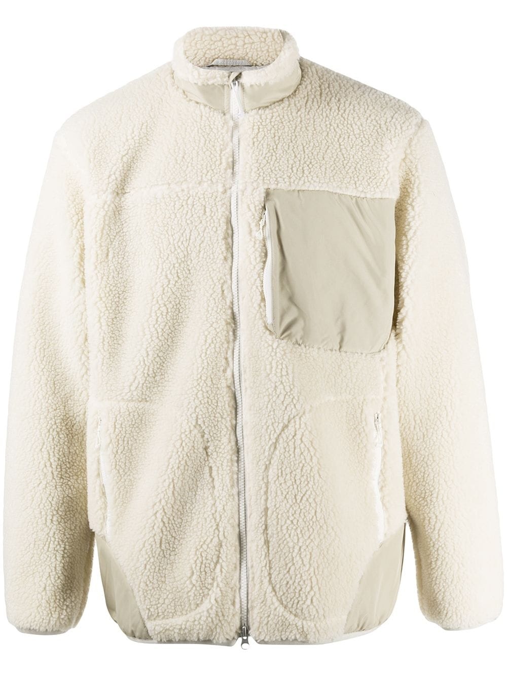 shearling bomber jacket - 1