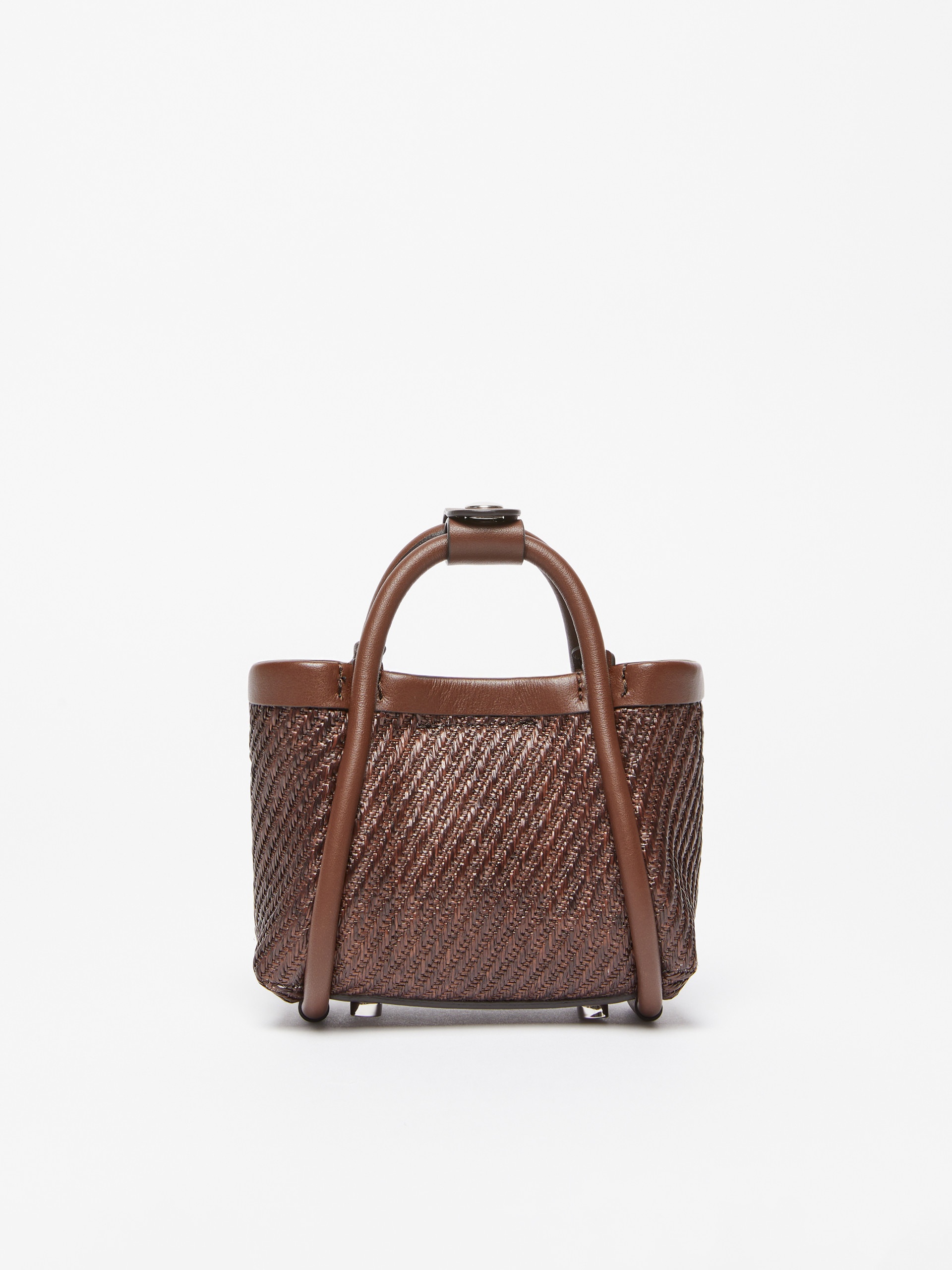 SUMMERMINI Raffia-effect fabric mini Marine bag - 3
