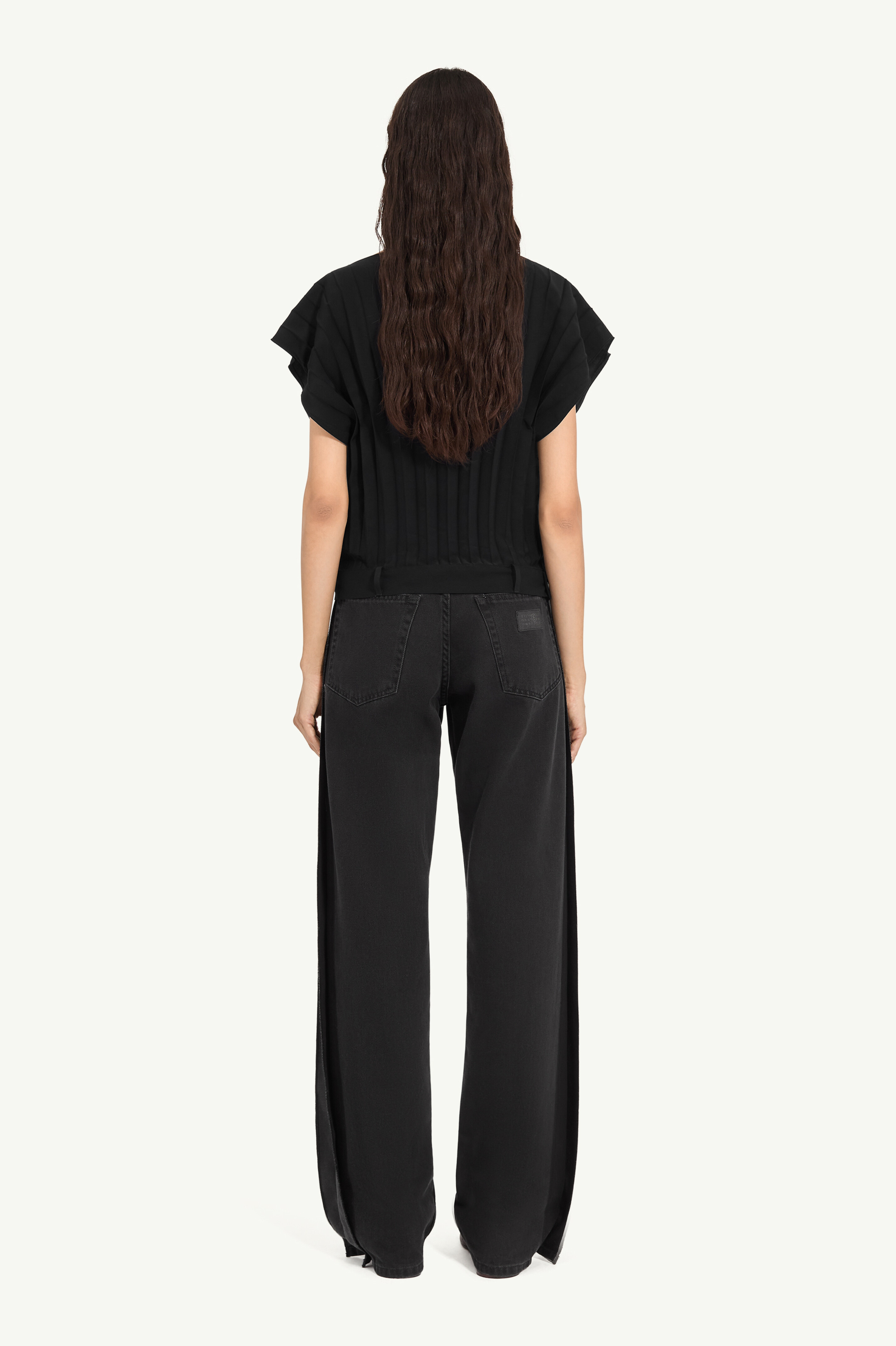 Pleated sleeveless top - 4