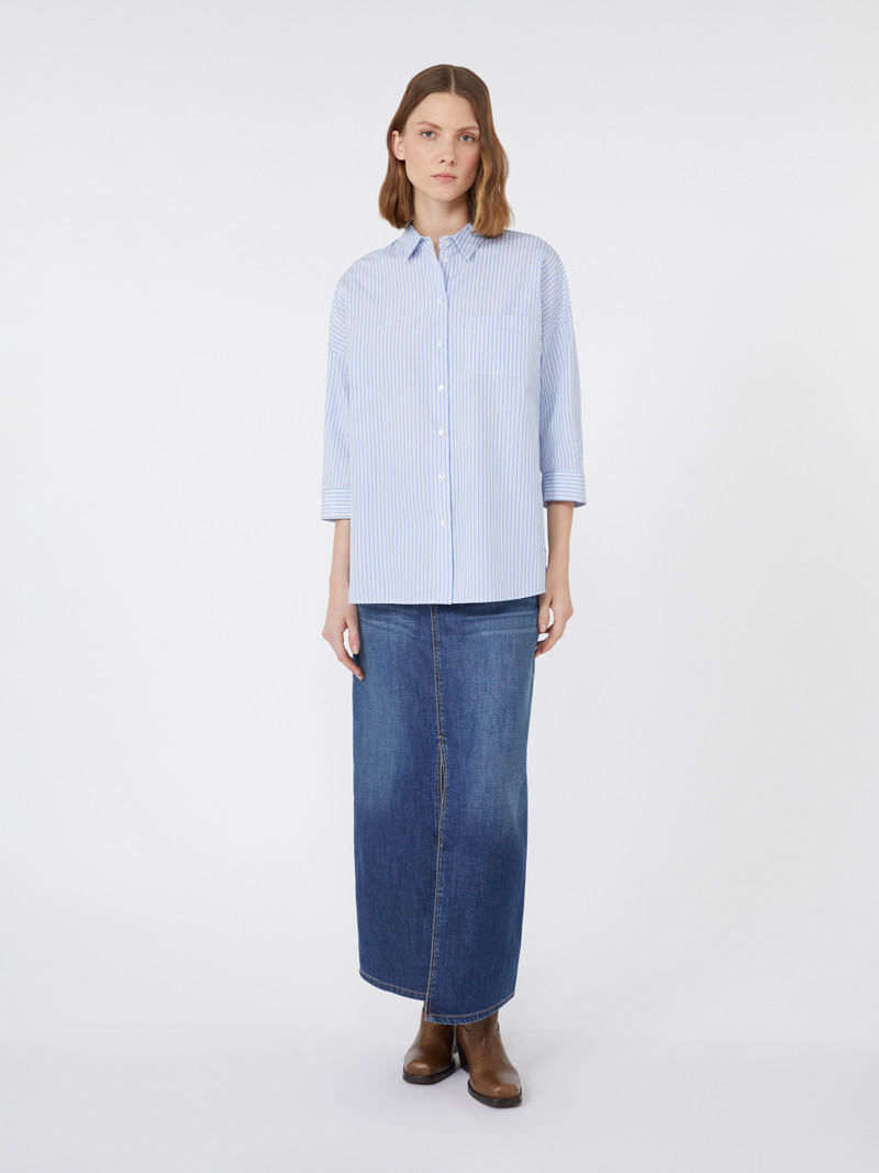 WEEKEND Max Mara GIRALDA Flared poplin shirt outlook