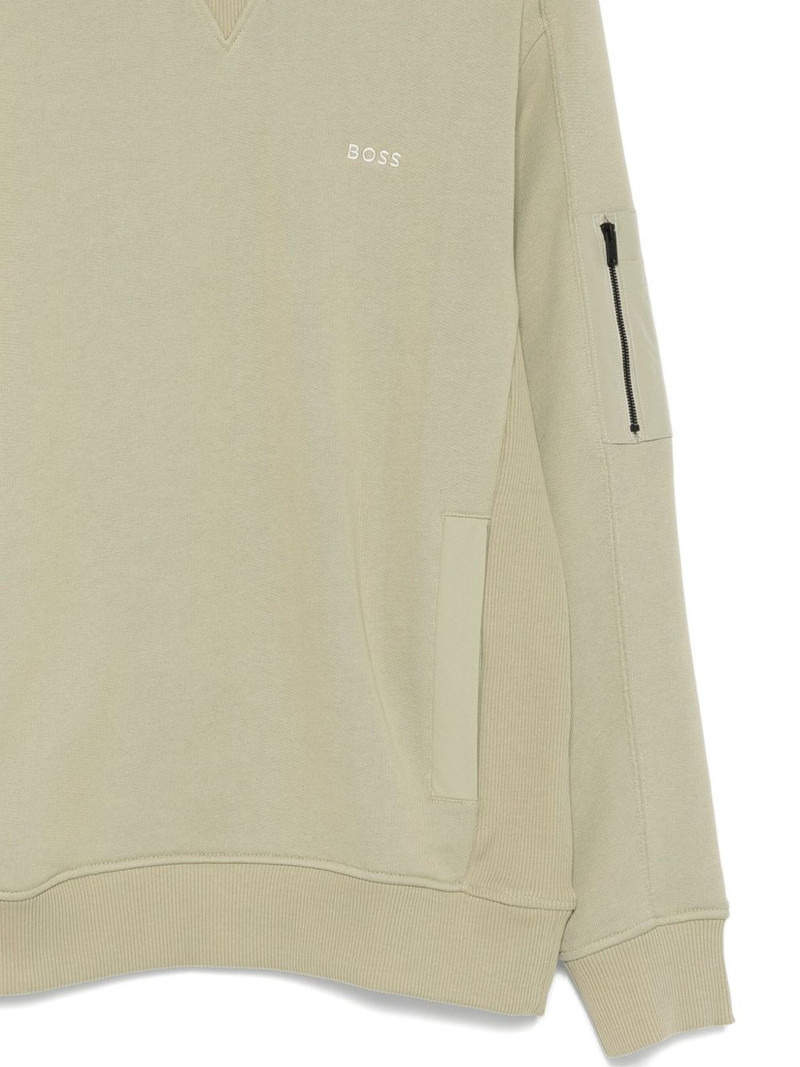 logo-embroidered sweatshirt 3