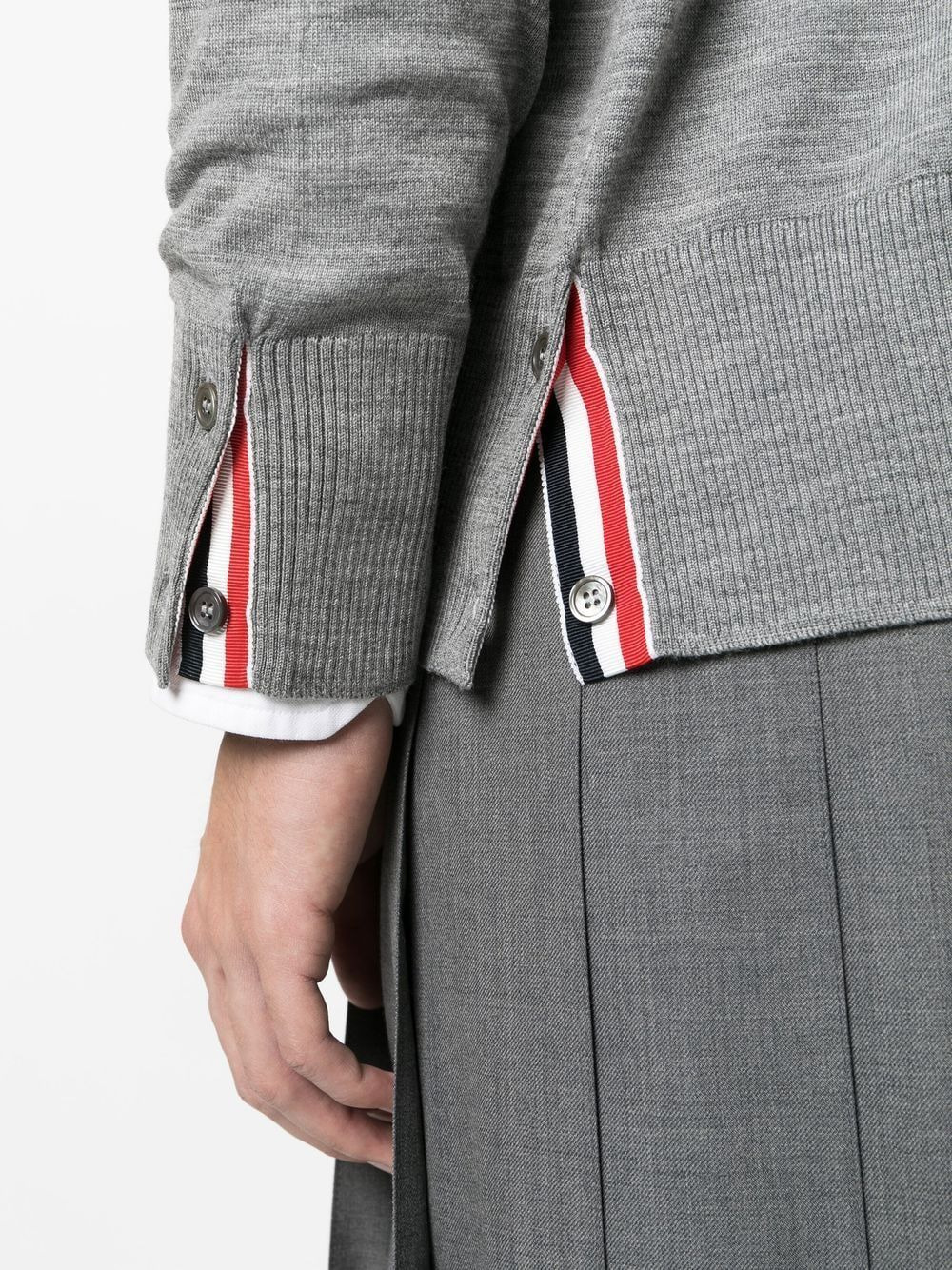 Thom Browne Sweaters Grey - 4