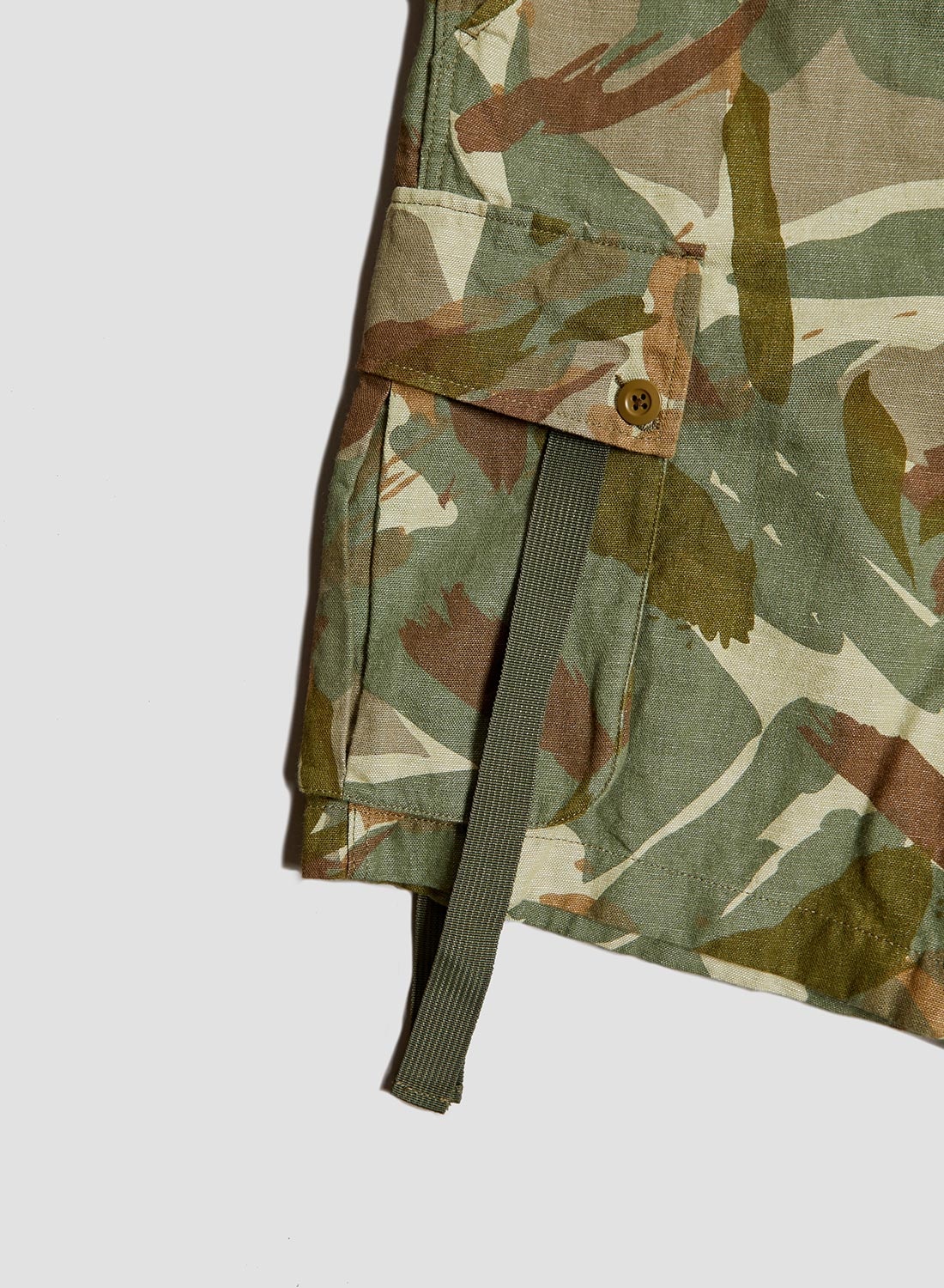 Liam Gallagher x Nigel Cabourn - Cotton/Linen Bush Shorts (Reinterpreted Military Pattern) - 2