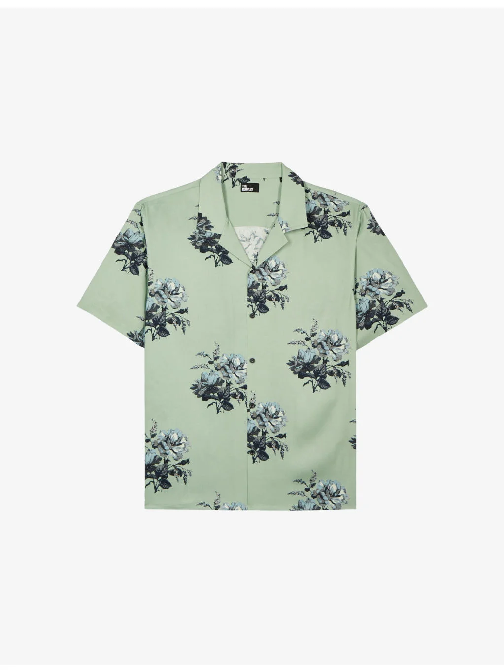 Floral-Print Short-Sleeve Woven Shirt - 1