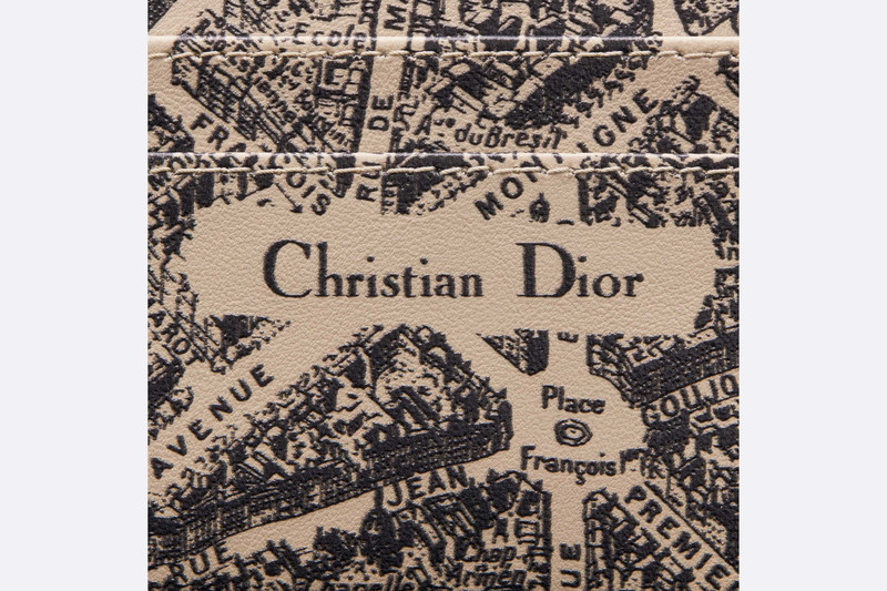 Dior Map Five-Slot Card Holder 4
