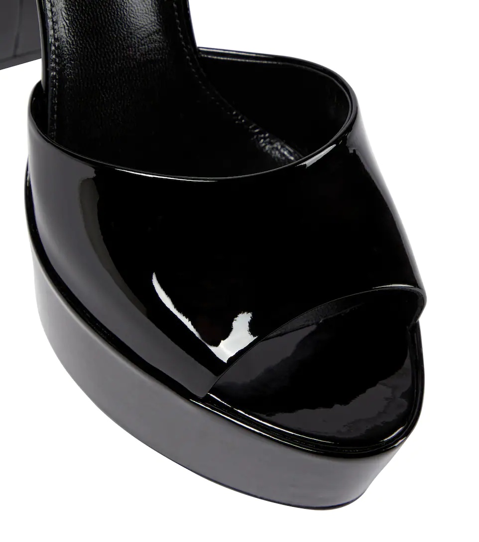 Jodie 145 patent leather platform sandals - 6