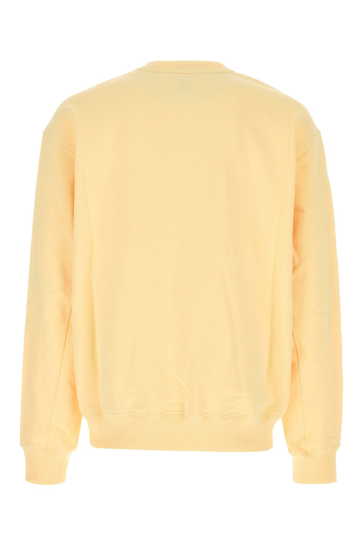 Pastel yellow cotton sweatshirt - 2