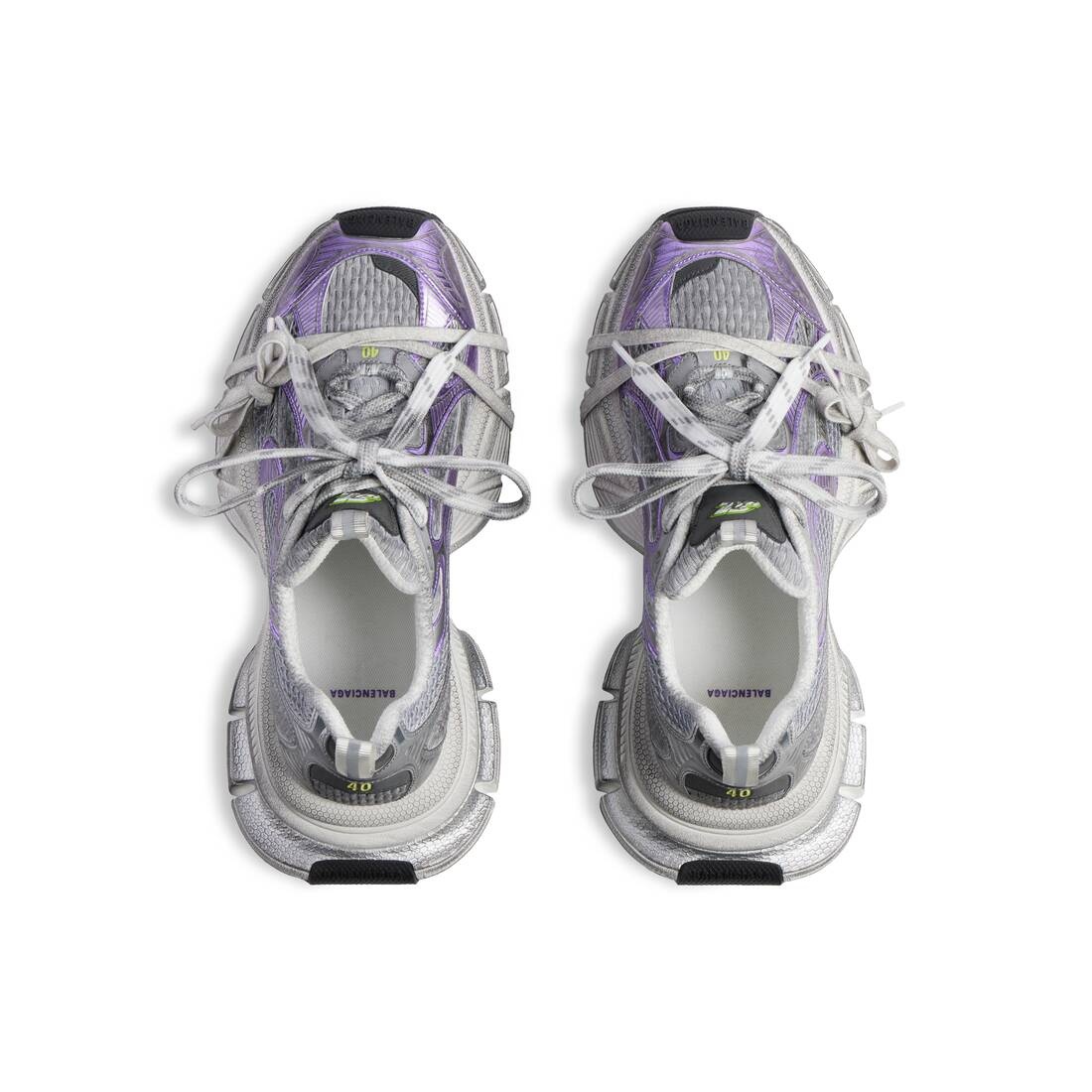 Women's 3xl Sneaker  in Grey/purple/white - 6