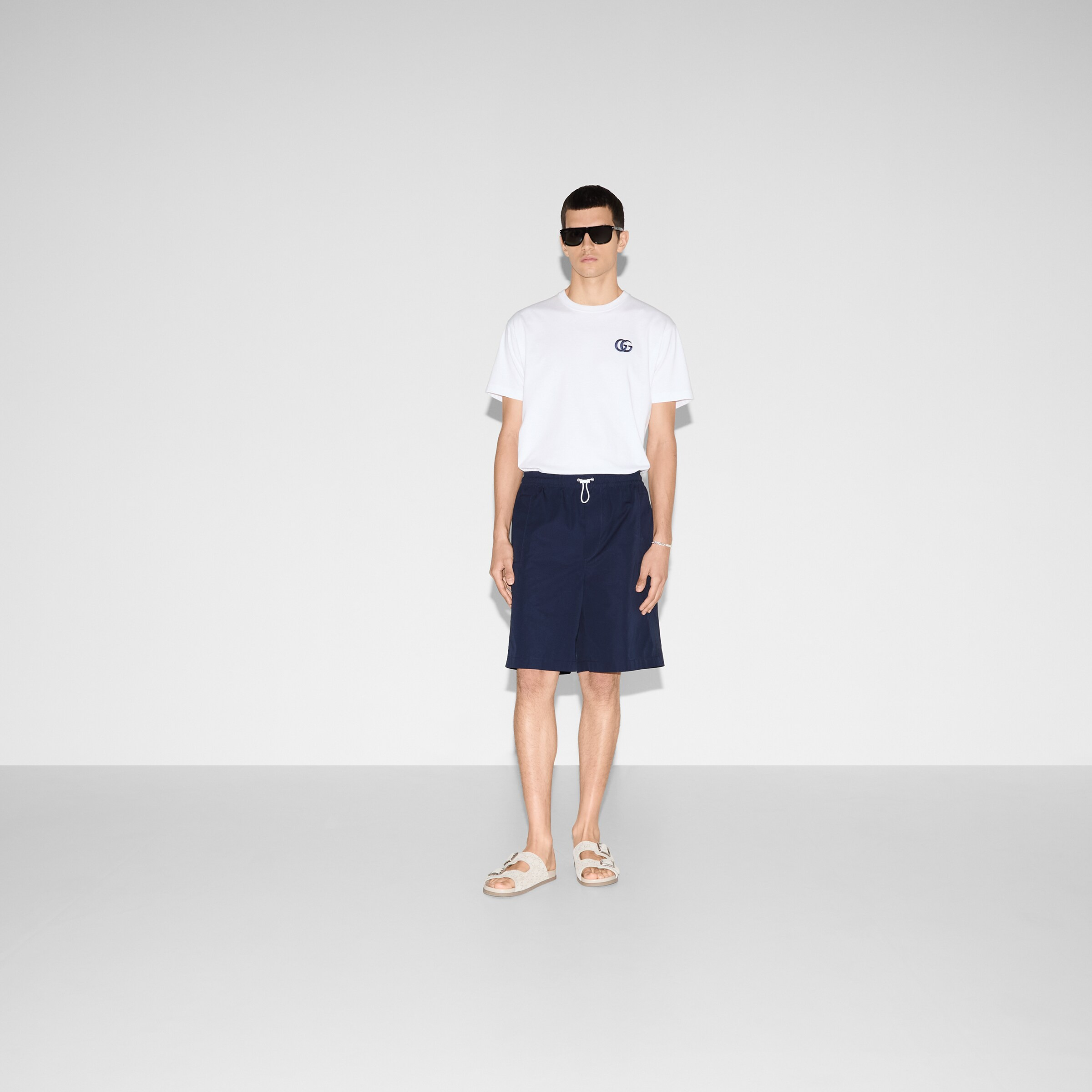 Cotton poplin shorts - 2