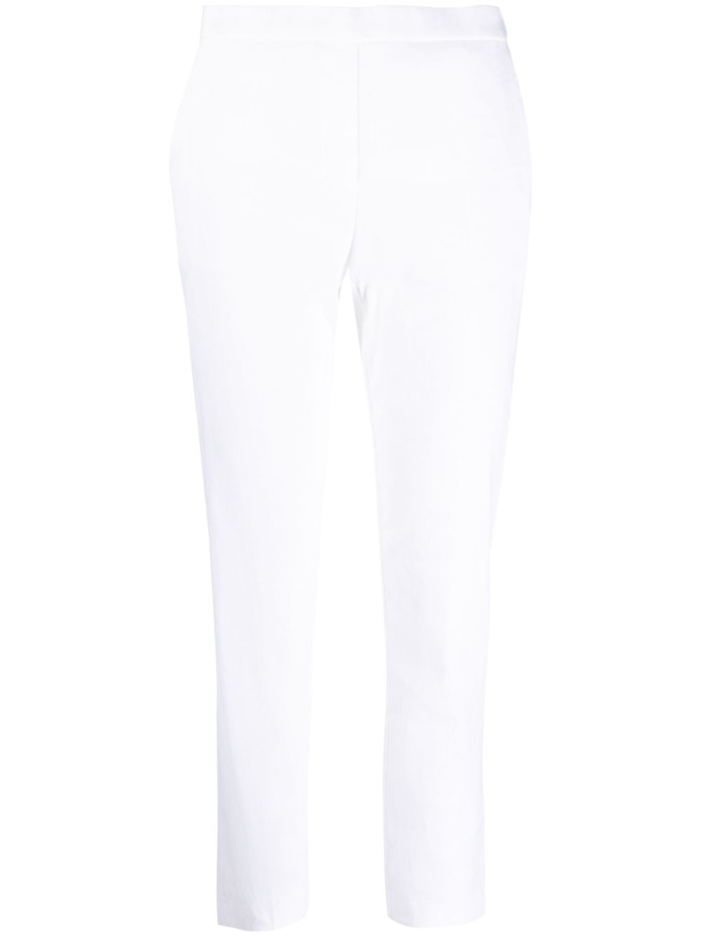 cropped slim-fit trousers - 1
