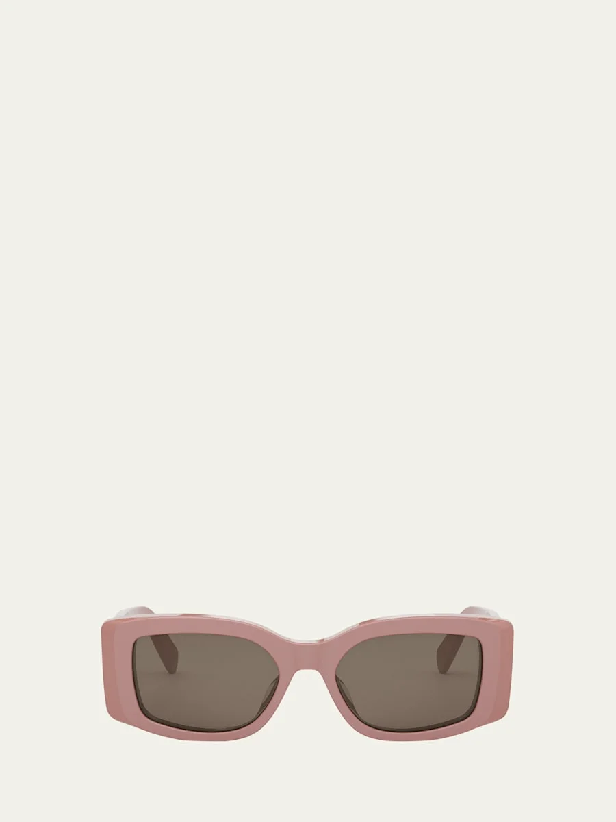 Triomphe Acetate Rectangle Sunglasses - 1