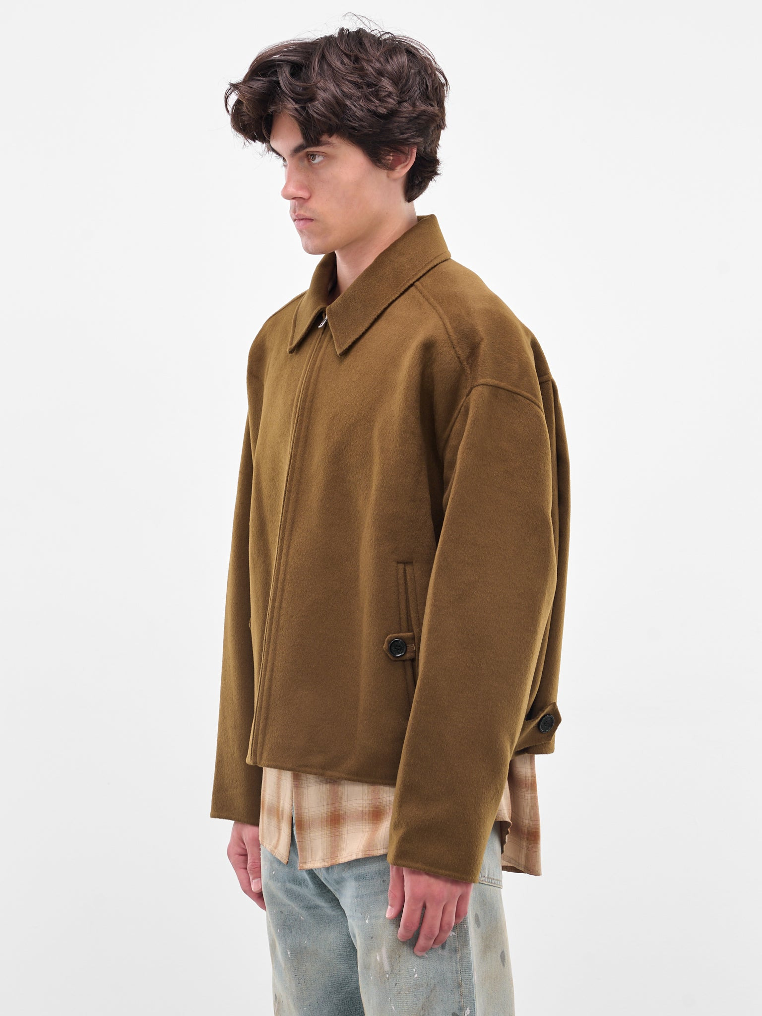Brown Zip Coach Jacket - 2