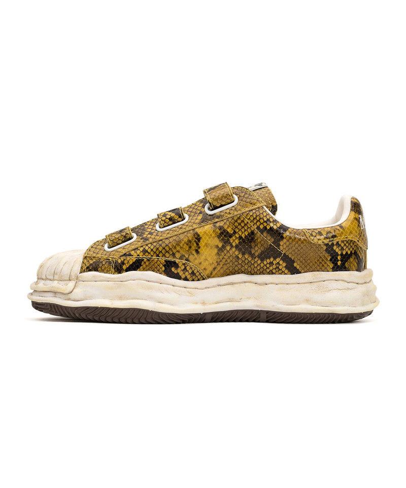 "BLAKEY" OG Sole Python Printed Leather Low-top Sneaker 31