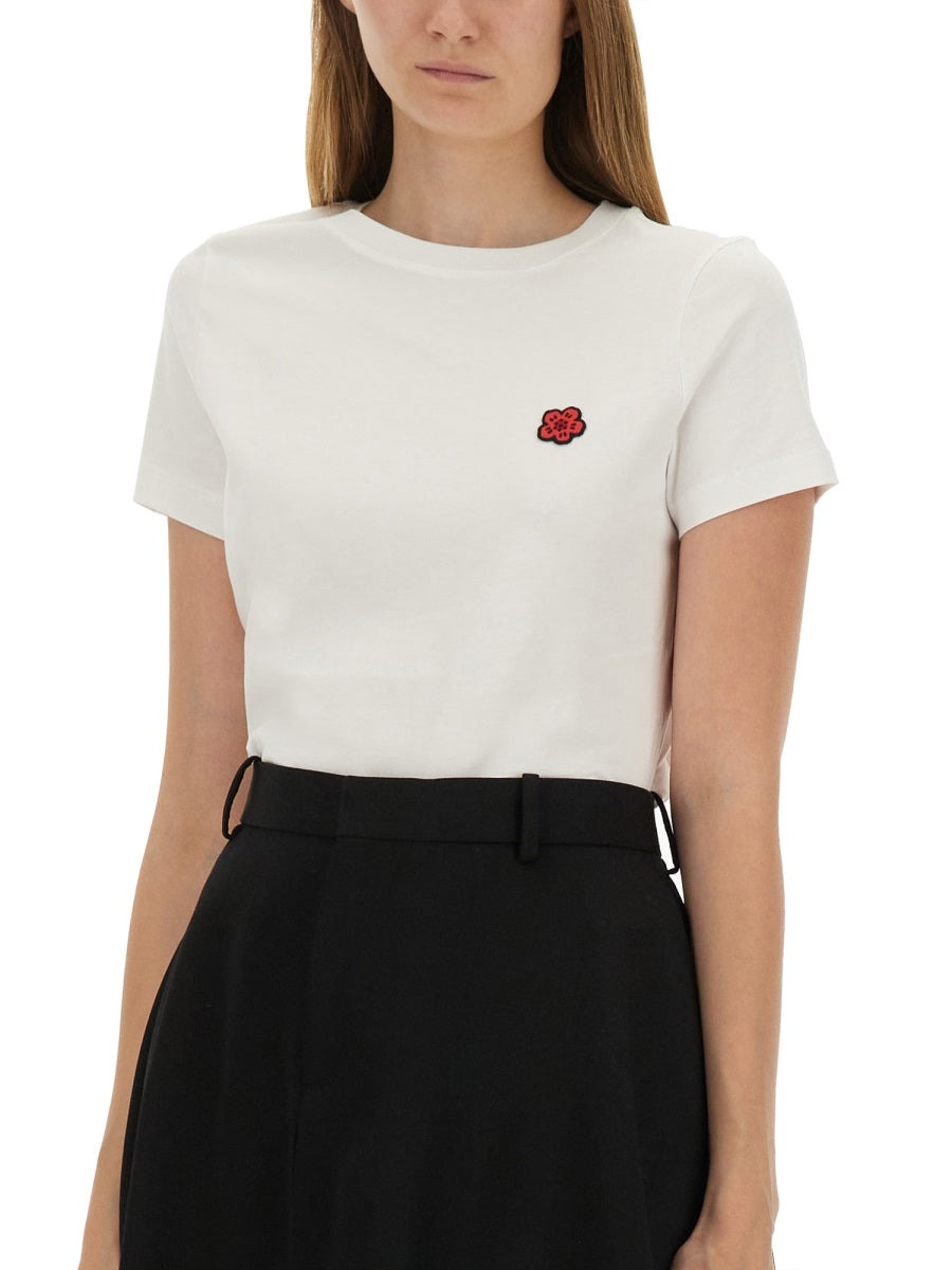 Kenzo Women "Boke Flower" Cotton T-Shirt - 4