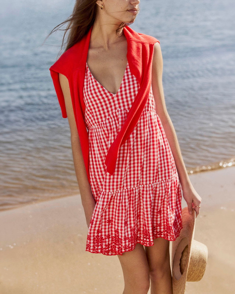 Splendid Gigi Gingham Mini Dress outlook