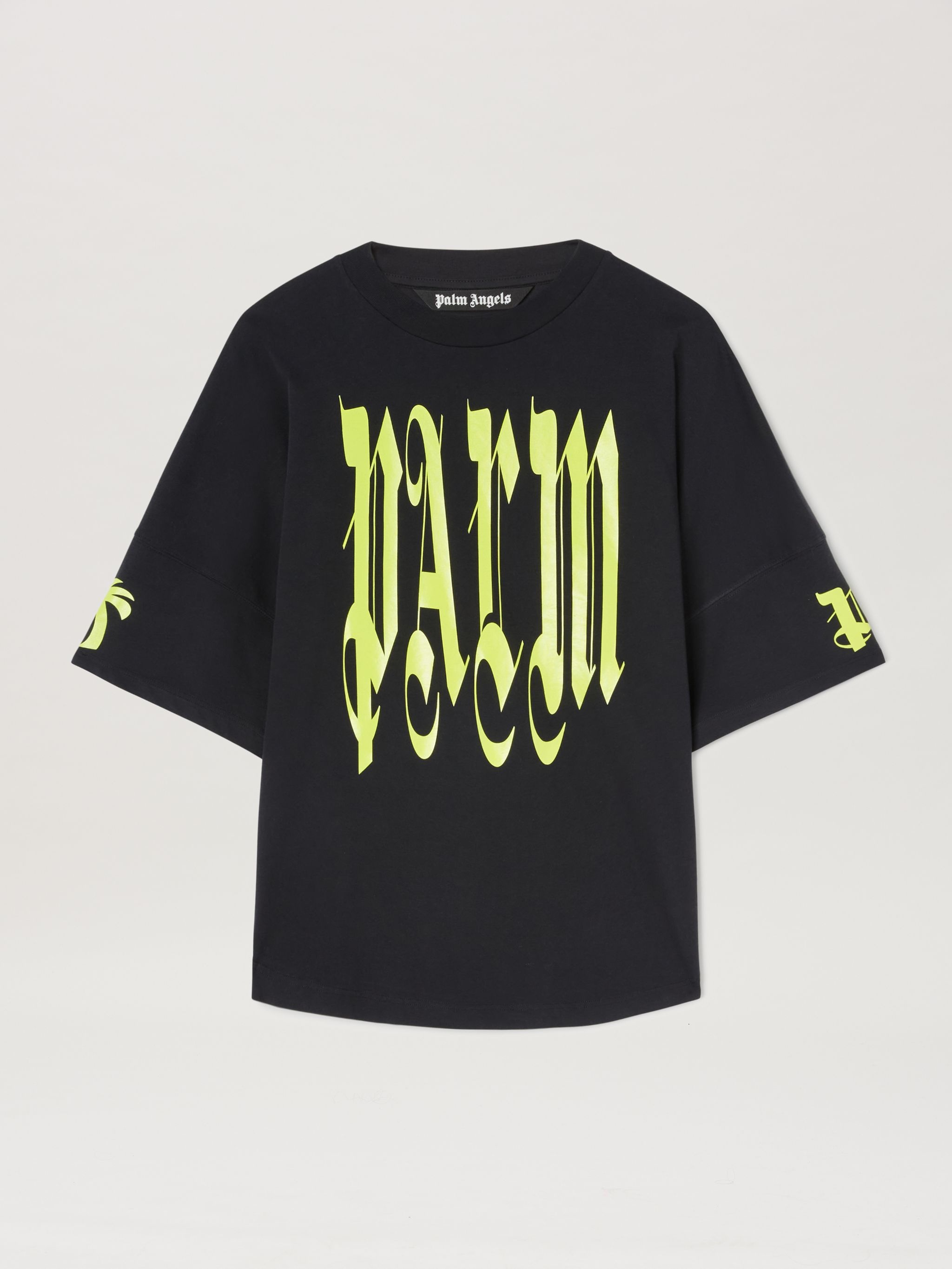 Gothic logo over T-shirt black - 1