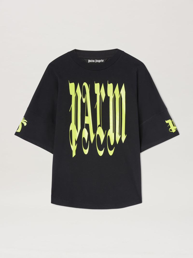 Gothic logo over T-shirt black - 1