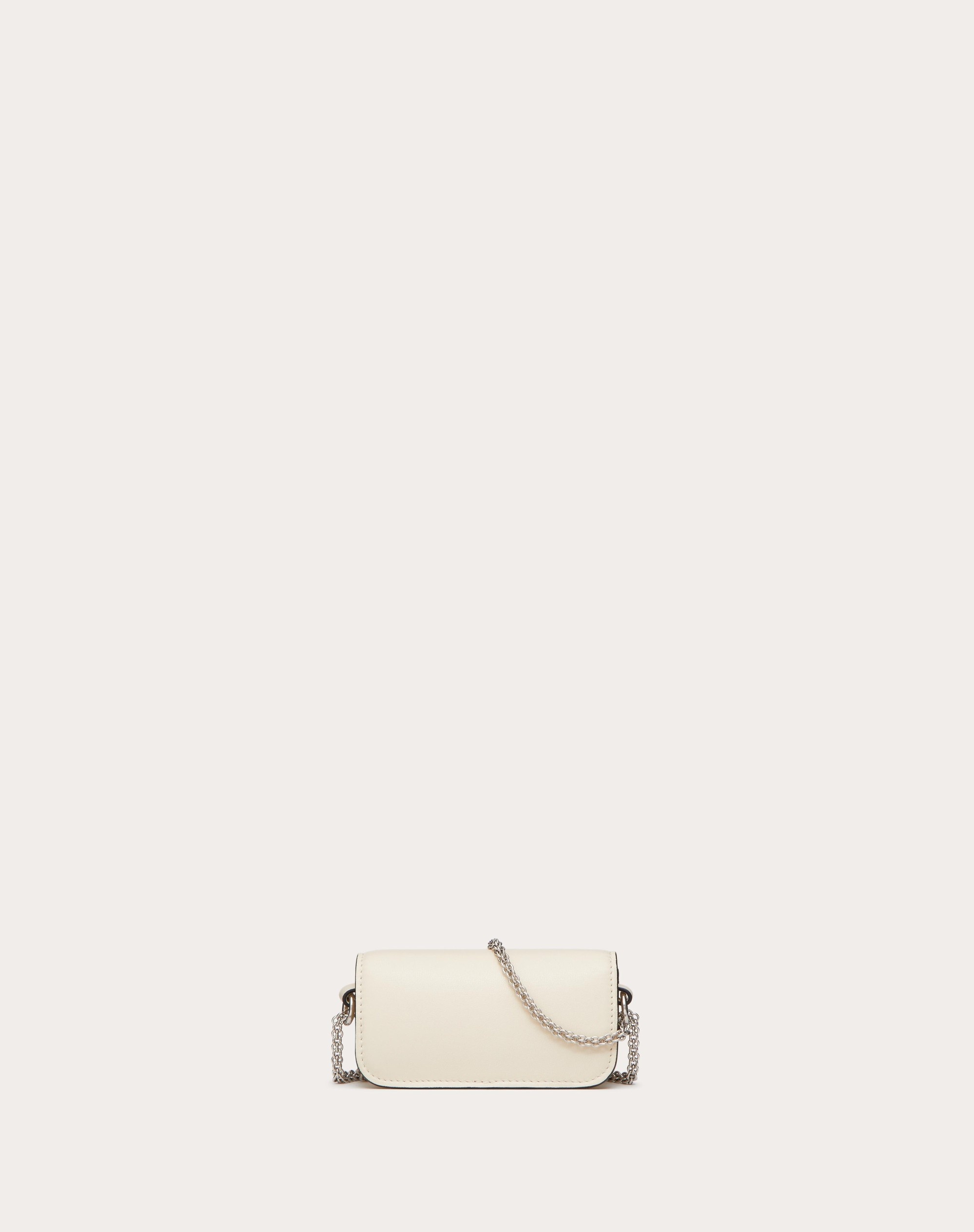 VALENTINO GARAVANI LOCÒ MICRO BAG WITH CHAIN AND JEWEL LOGO - 3