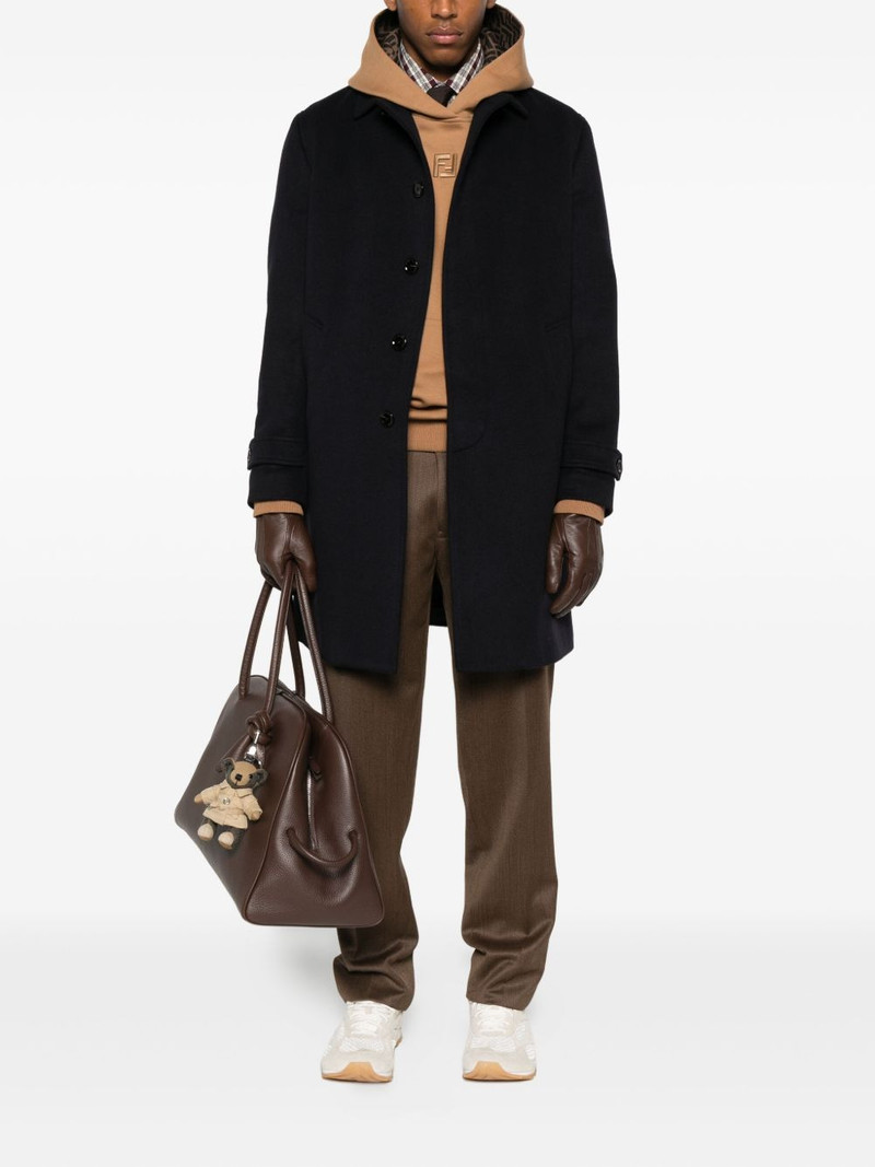 LARDINI buttoned flap-pocket coat outlook