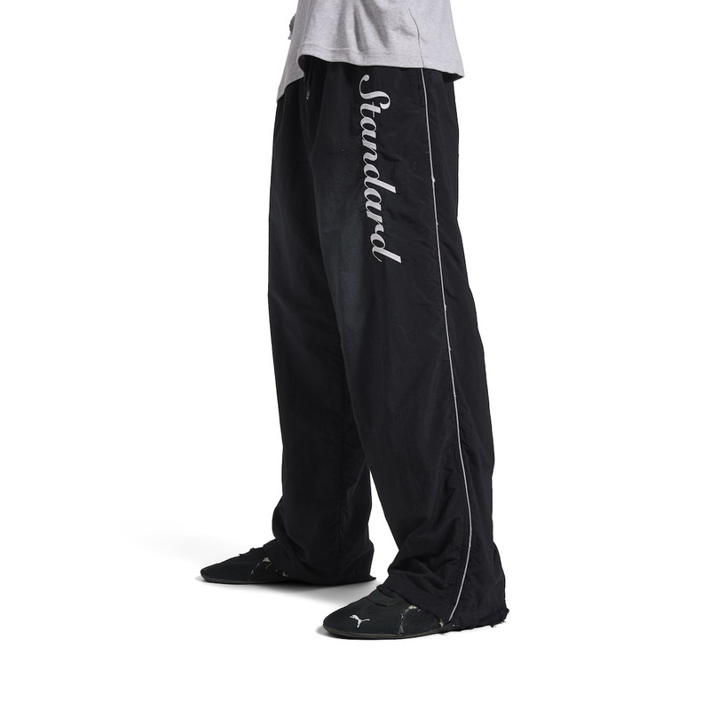Men's Standard Script Large Tracksuit Pants In Technical Fabric in Black 5