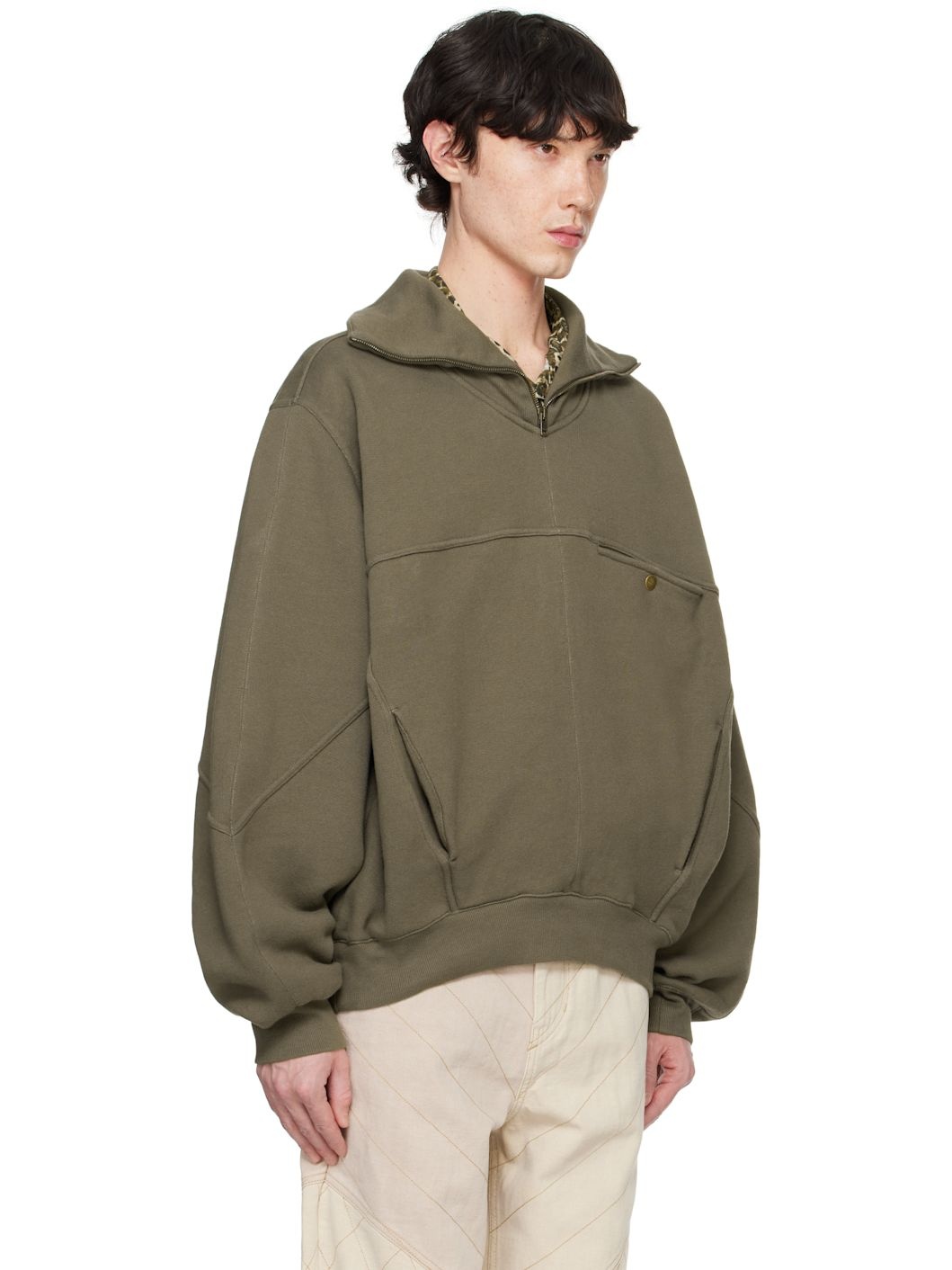 Khaki Wilfrid Sweatshirt - 2
