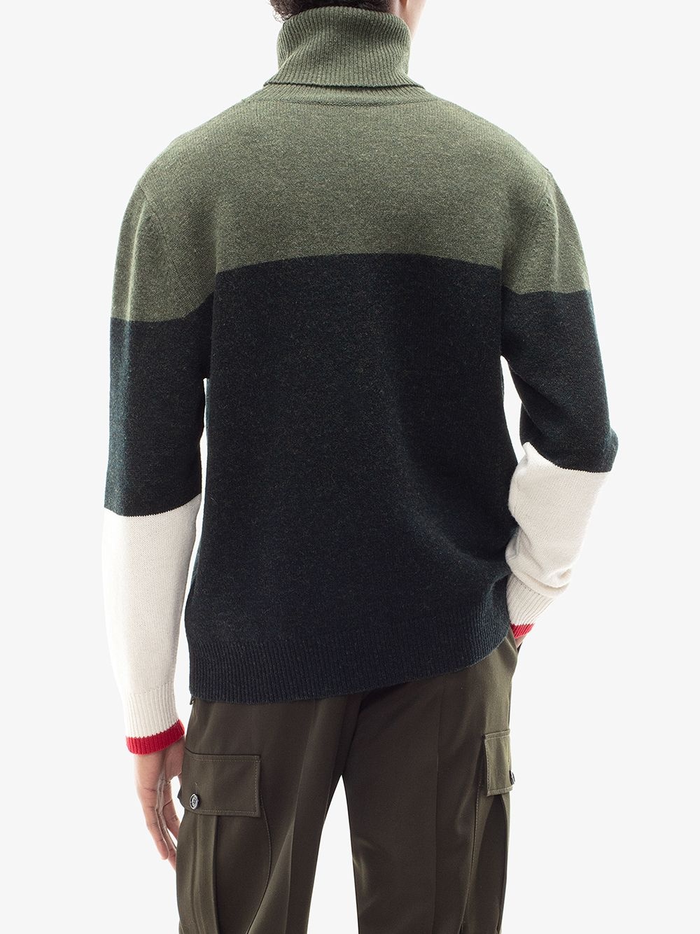 colourblock knitted jumper - 4