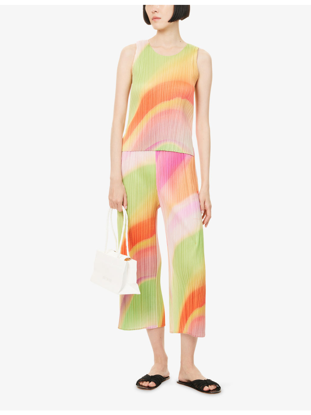 Groove Split Knitted Culottes - 2