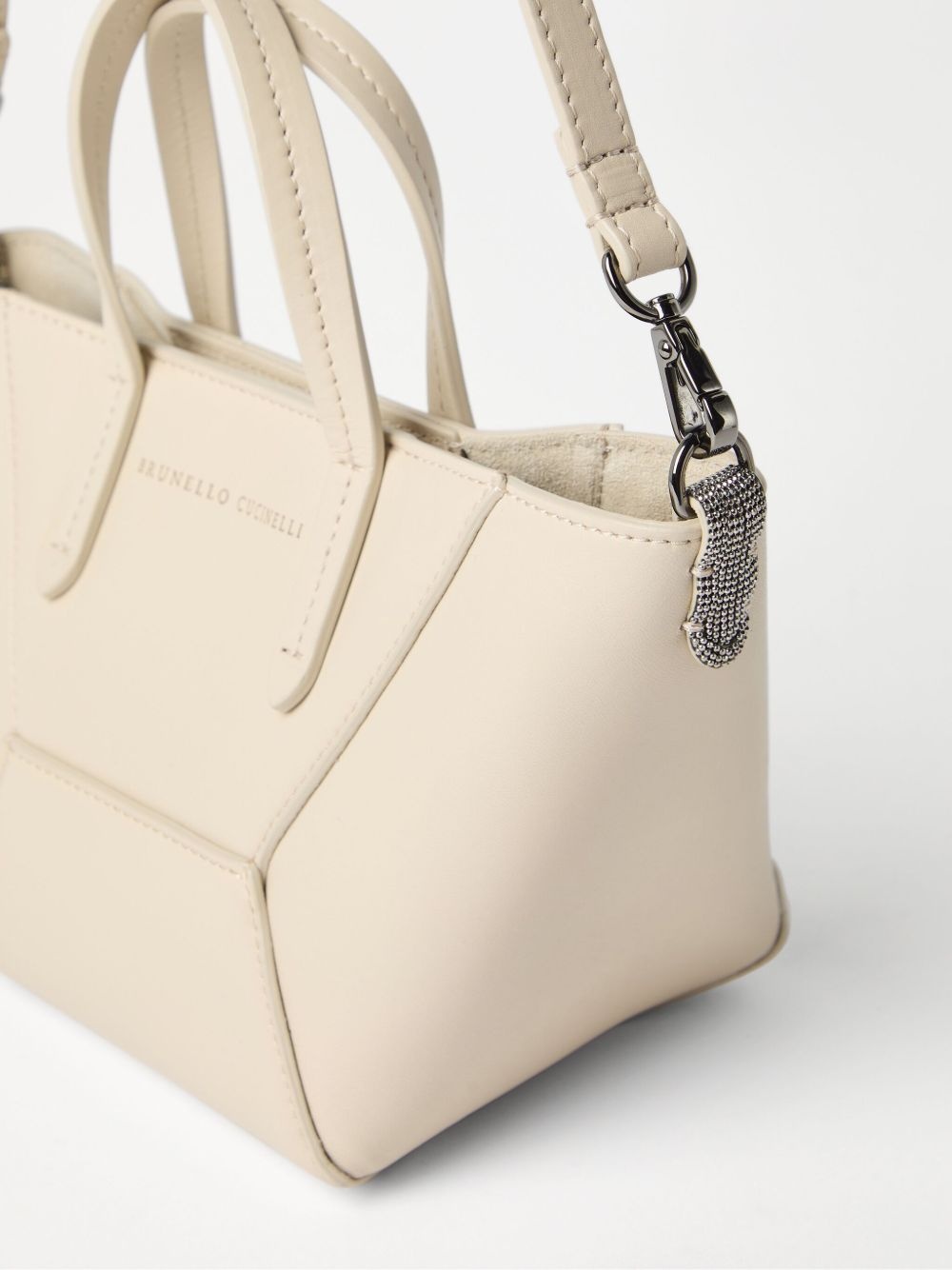mini BC Duo leather tote bag - 5