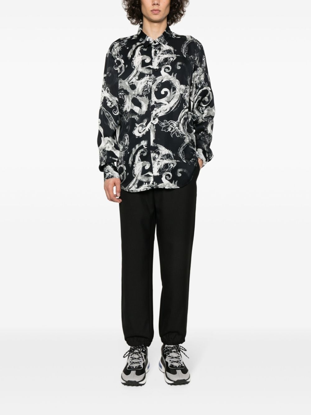 V-Emblem tapered trousers - 2