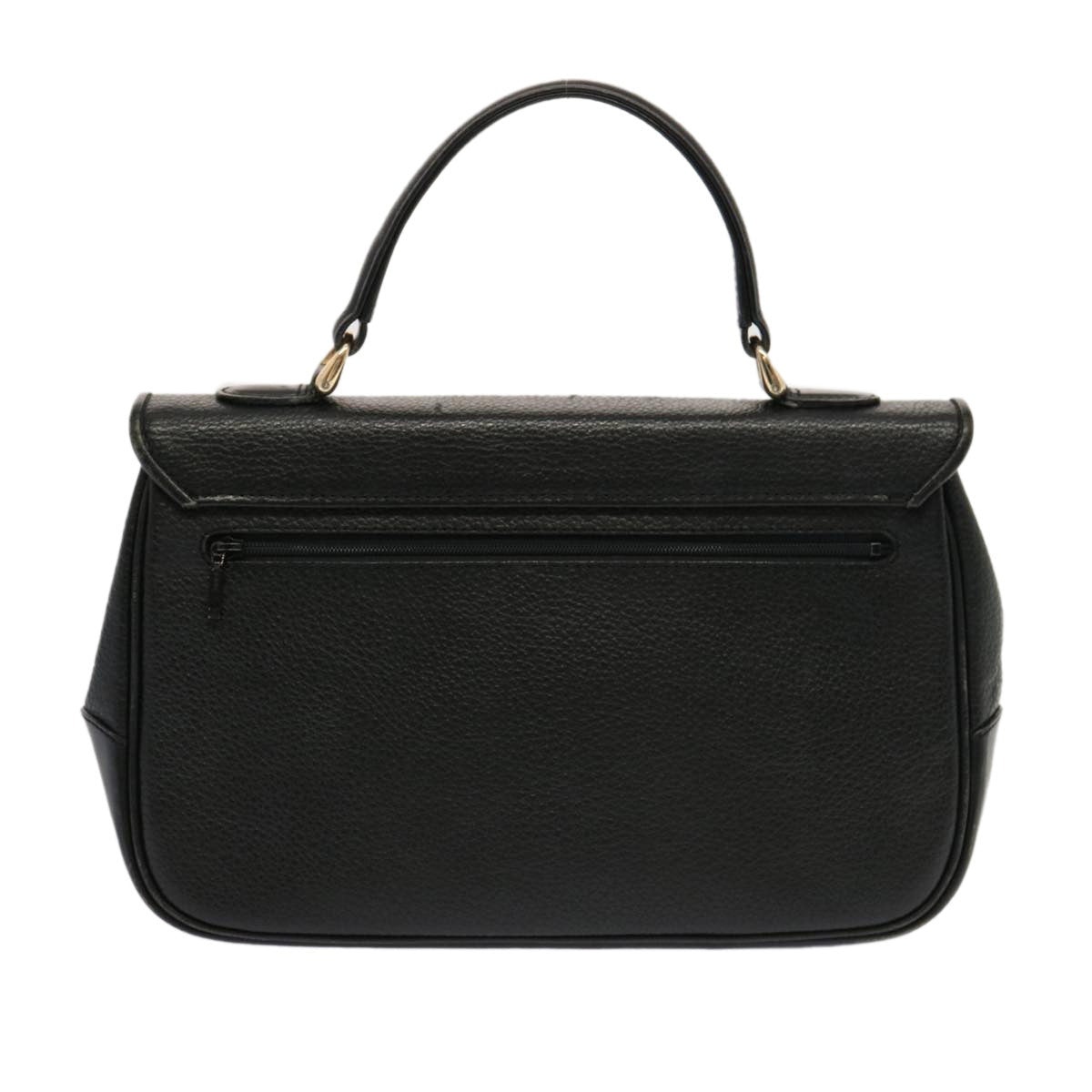 Burberry Hand Bag Leather Black - 2