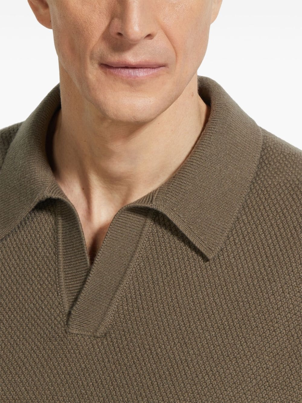Oasi cashmere polo shirt - 5
