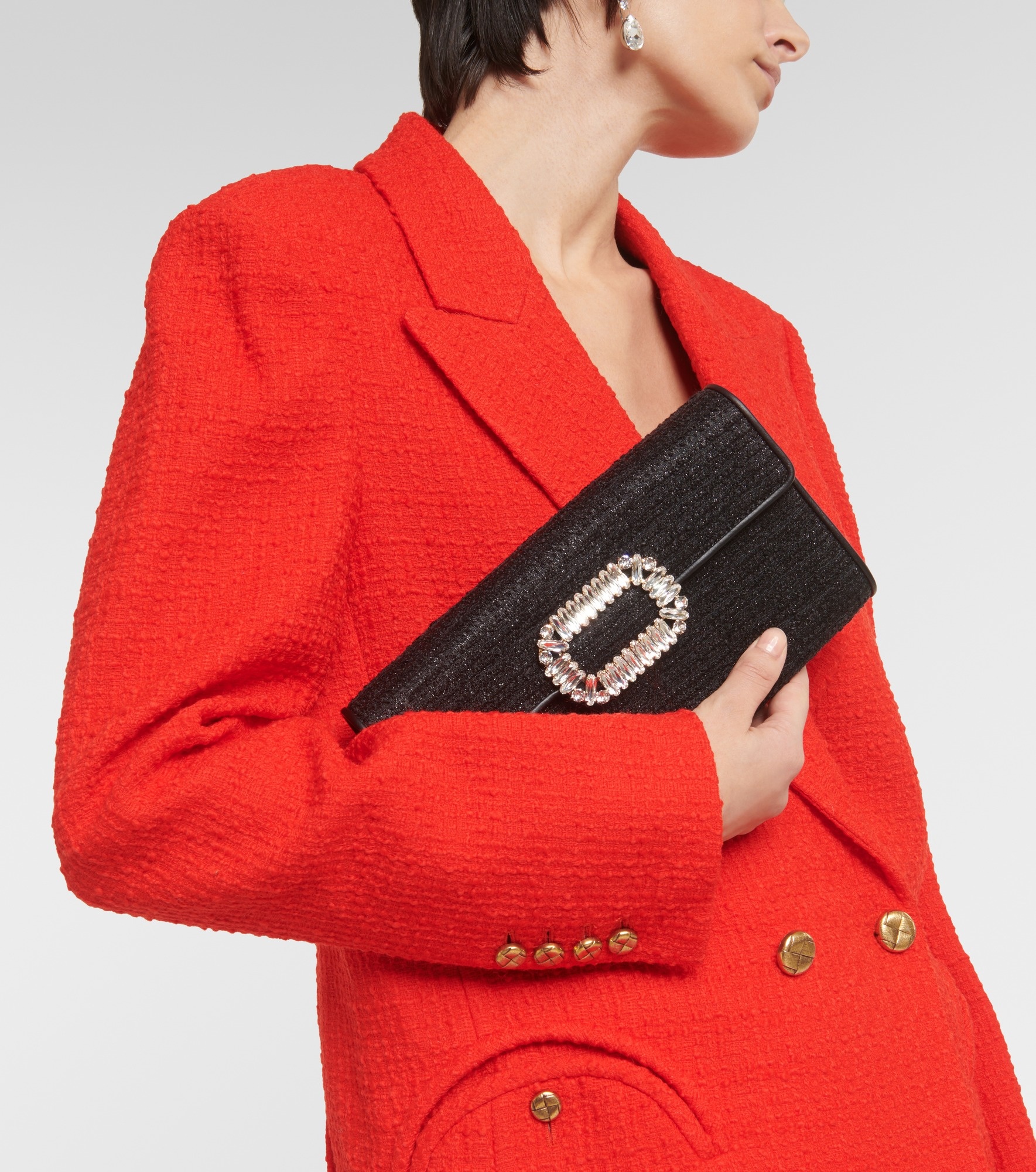 Bouquet Mini tweed clutch - 2