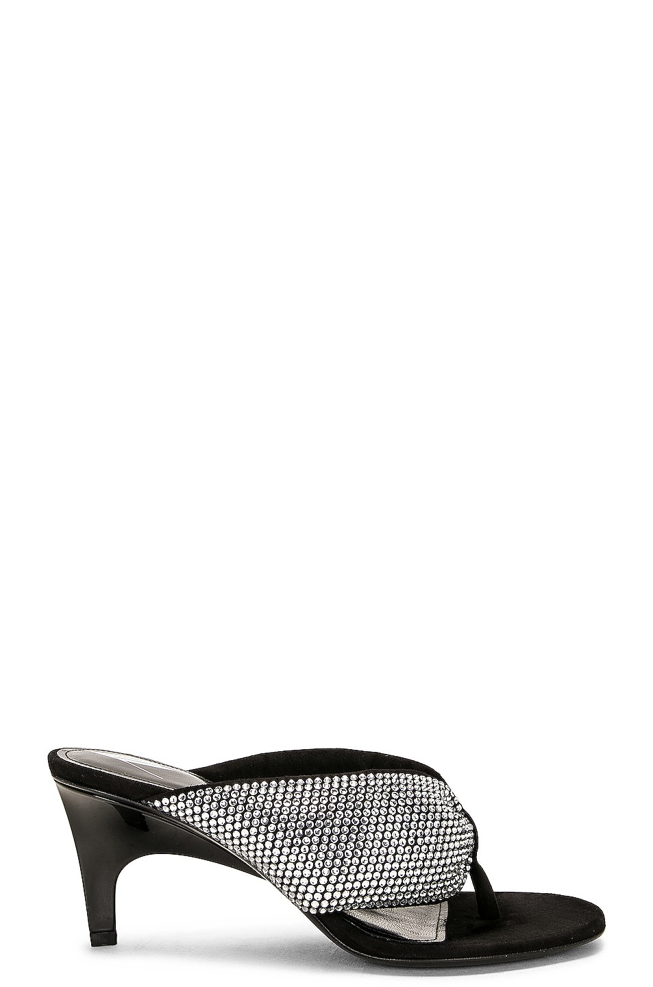 Rem Sandal In Silver & Black - 1