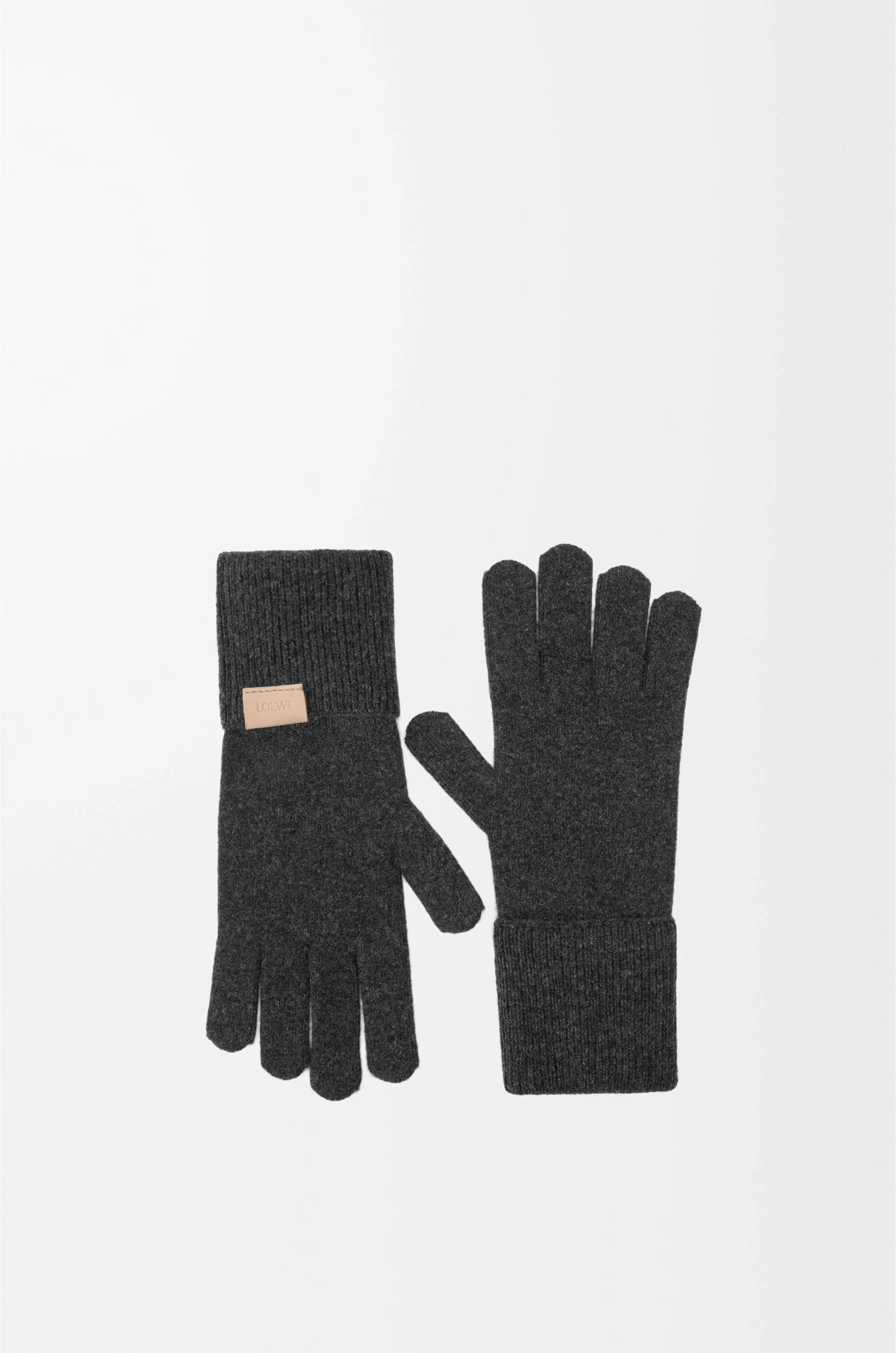 Gloves in cashmere - 1