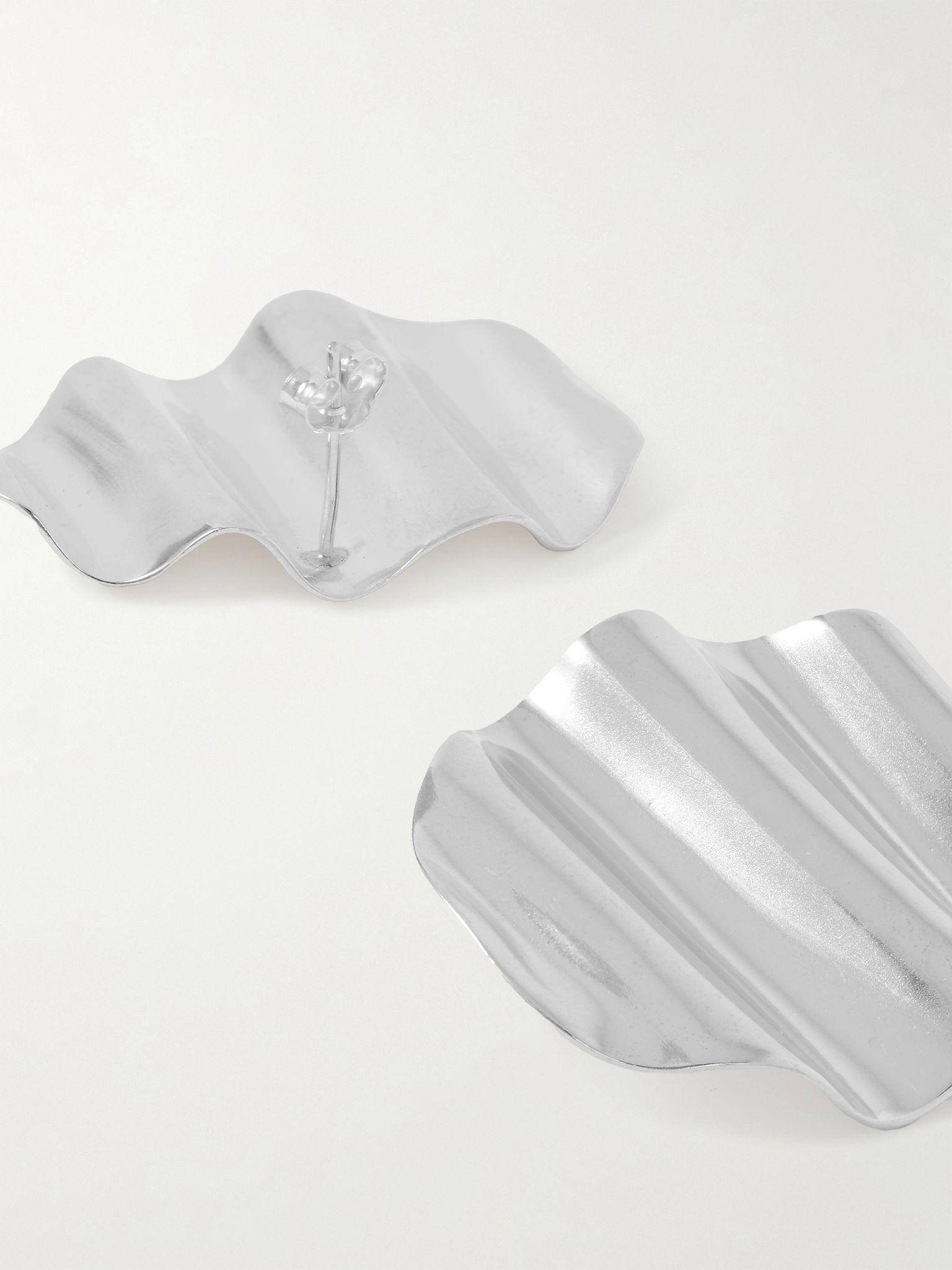 L'Onda silver earrings Silver - 3