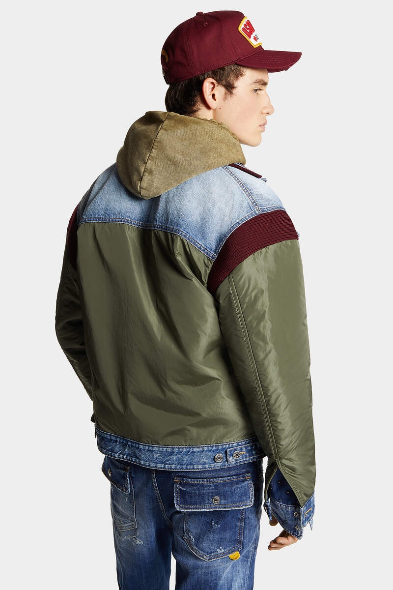 VARSITY DENIM JACKET - 4