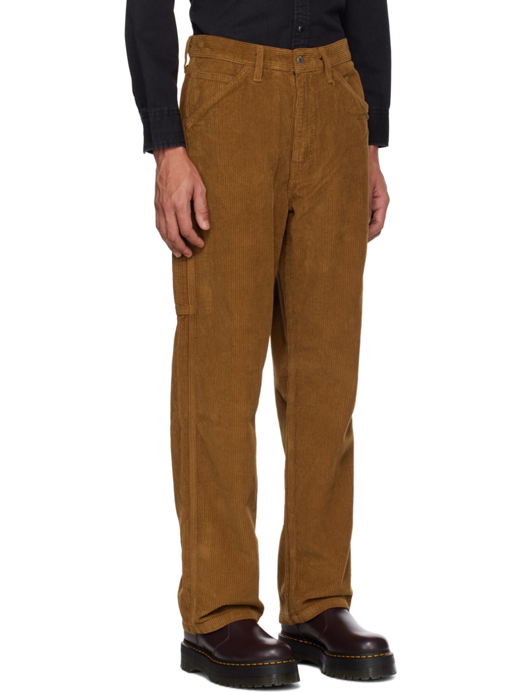 Brown Stay Loose Trousers - 2