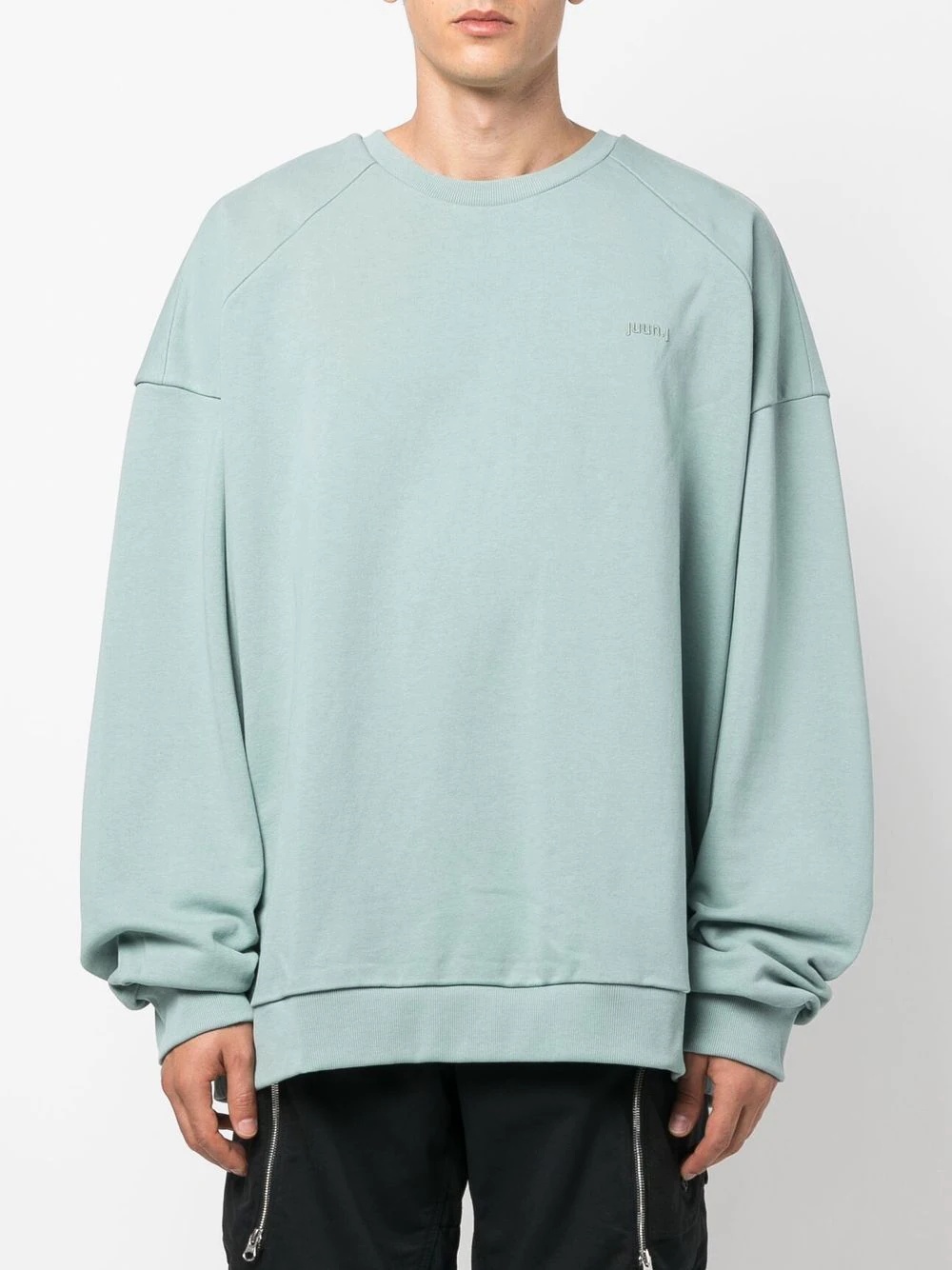 cotton embroidered-logo sweatshirt - 3