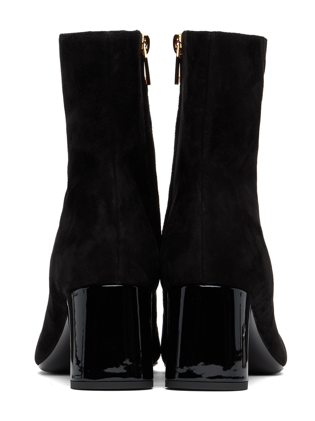 Black Suede Edna Boots - 2