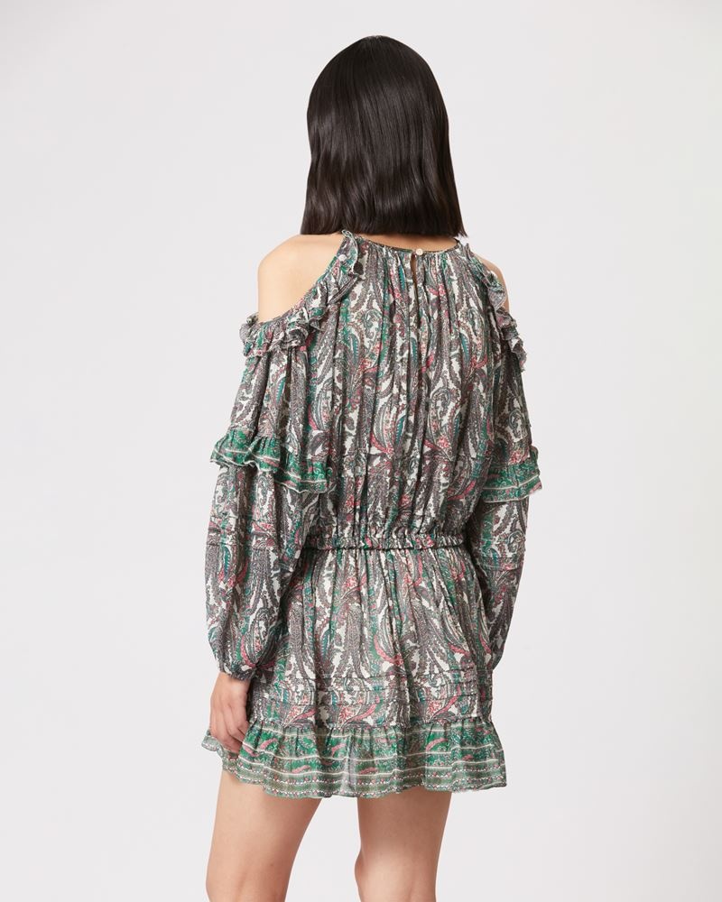 GABINIA PRINTED COTTON DRESS - 5
