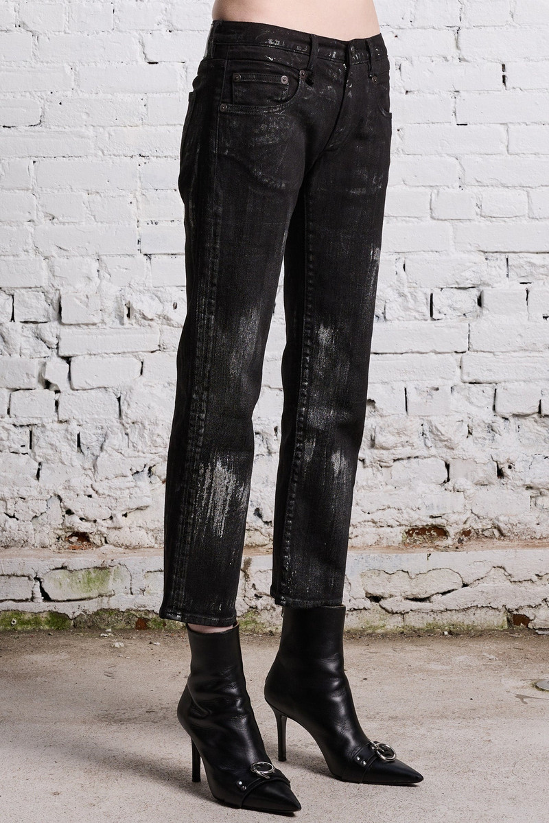 BOY STRAIGHT - SILVERED BLACK STRECH 5