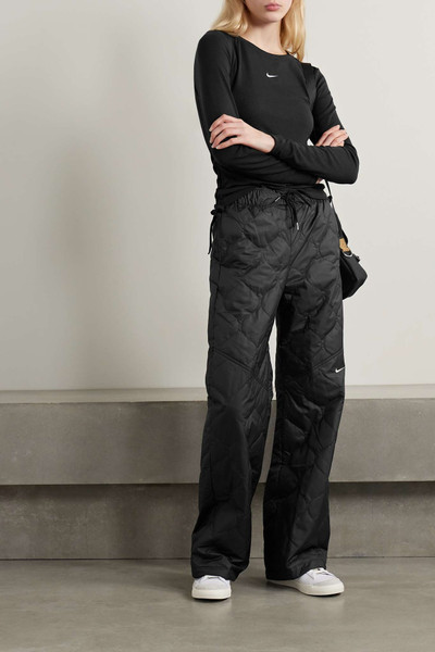 Nike + NET SUSTAIN quilted recycled-ripstop track pants outlook