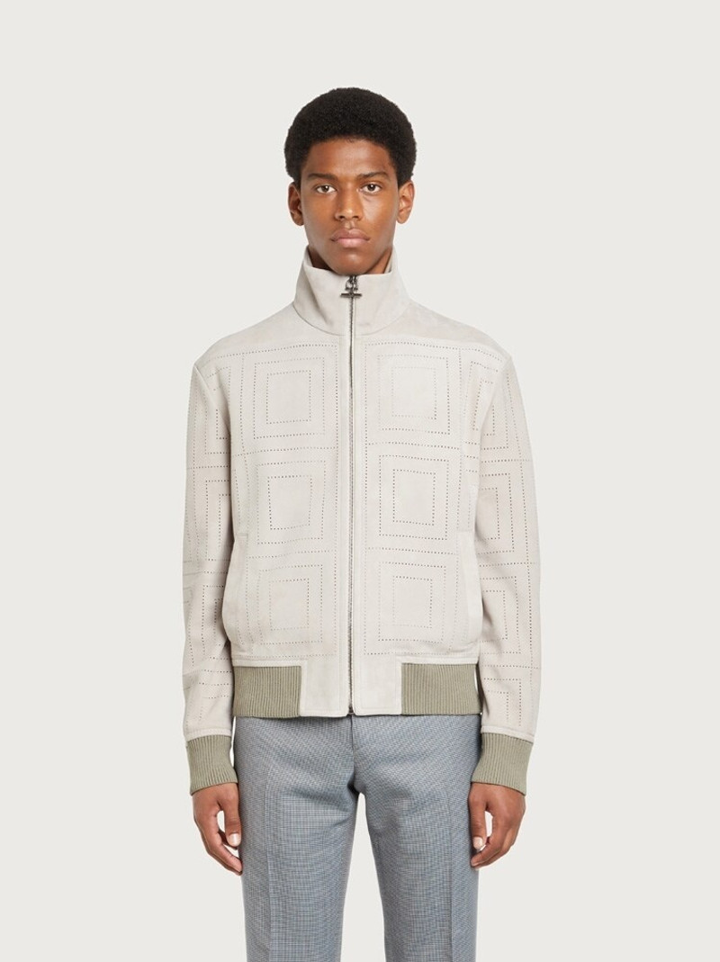 FERRAGAMO SUEDE BLOUSON outlook