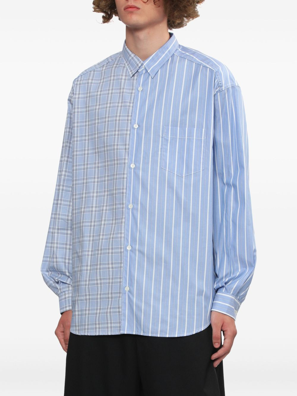 striped plaid shirt - 3